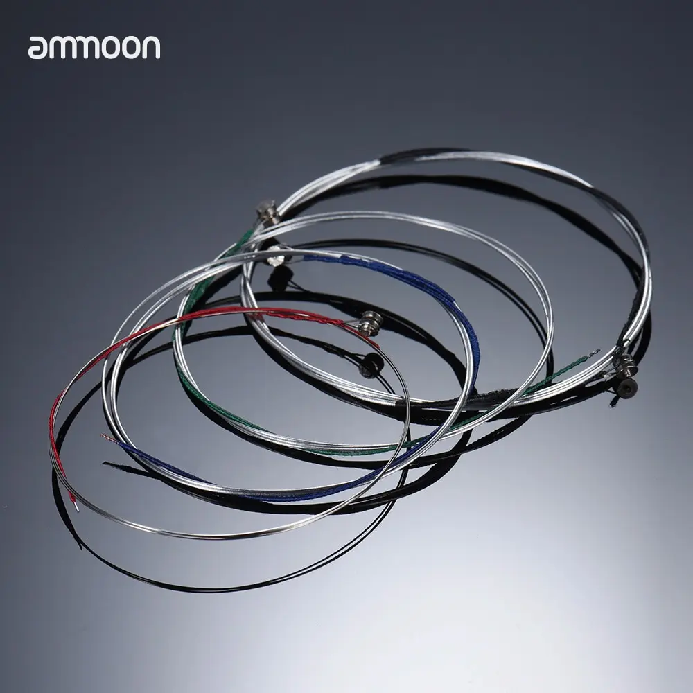 Полный набор высококачественных струн для скрипки ammoon 4/4 и 3/4 Струны стальные