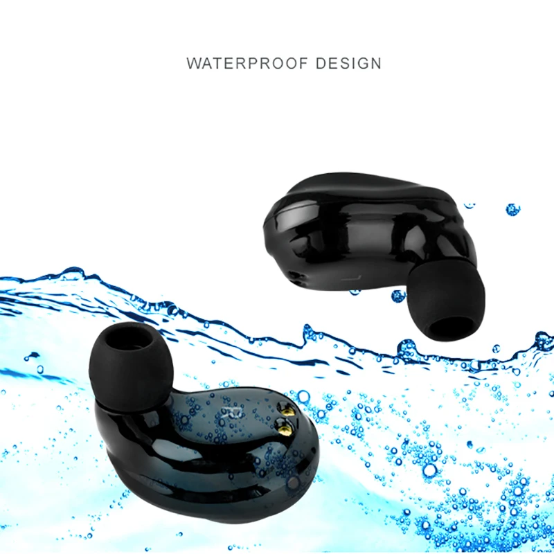 Kebidu Apt x IPX5 Беспроводные сенсорные музыкальные наушники водонепроницаемая Bluetooth