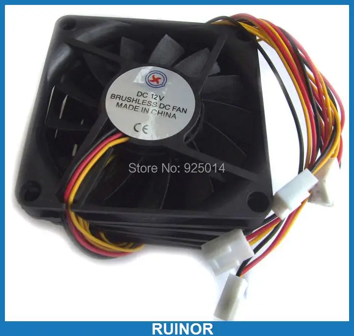1 шт. бесщеточные вентиляторы и постоянного тока 12 В вентилятор 70x70x10 мм