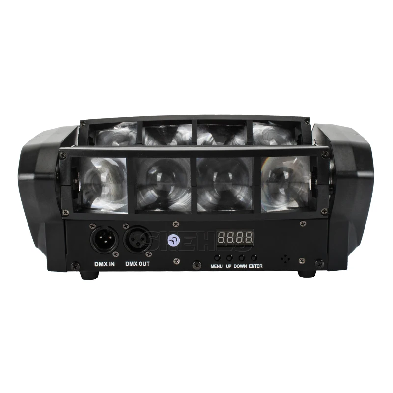 Светодиодный мини-луч Spider 8x10 Вт RGBW с движущейся головкой, освещение хорошего качества для вечерние, свадебные, ночные клубы, сценические огни, Dj Disco Spider