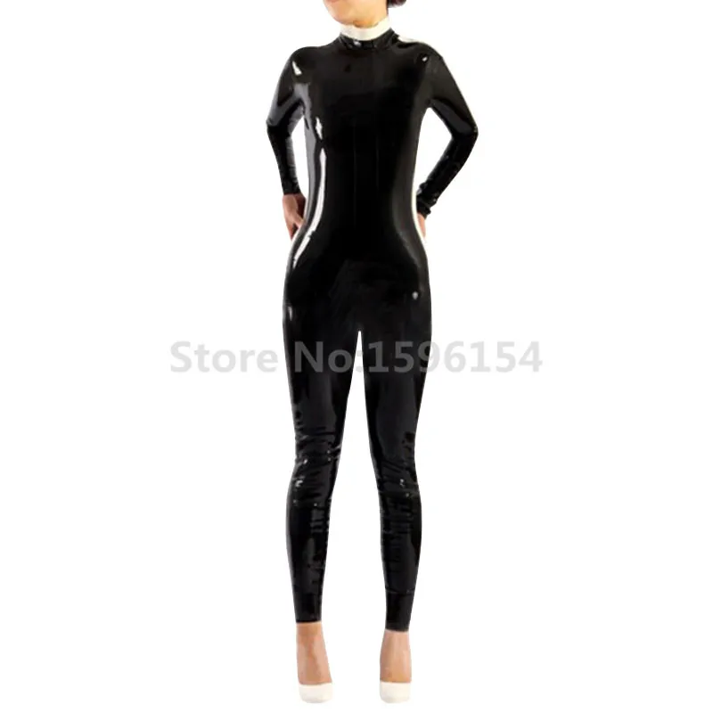 Натуральный латексный костюм кошки Zentai резиновый Фетиш-костюм ручной работы с