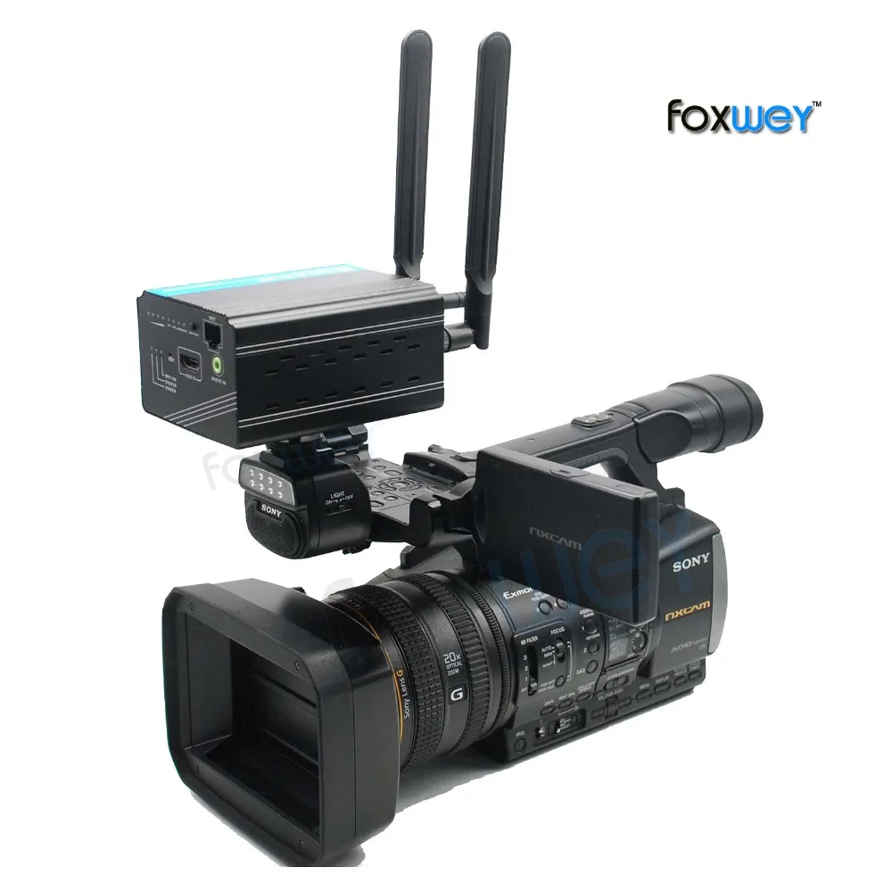 HD HDMI Live потоковое устройство H.265 кодировщик аппаратное обеспечение для потоковой передачи видео более 4 г кодировщик цифровой камеры Горячий башмак крепление FOXWEY