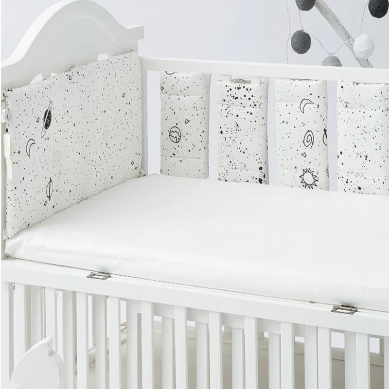 11 шт. бамперы для детской кровати мягкая хлопковая кроватка защита от