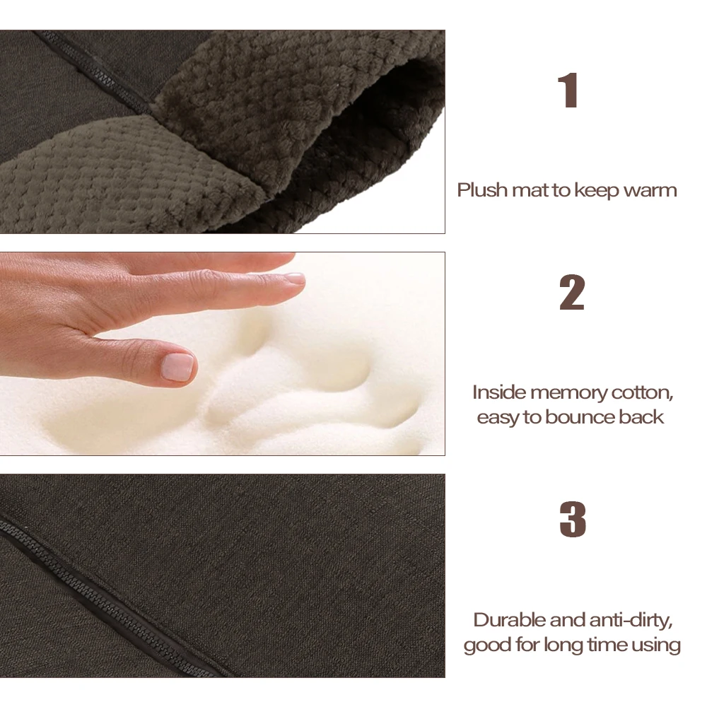 2 в 1 складная кровать для собак Memory Foam Толстая кровать для кошек коврик для домашних животных теплая Накладка для маленьких и крупных собак подстилка для кошки Чихуахуа Cama Perro