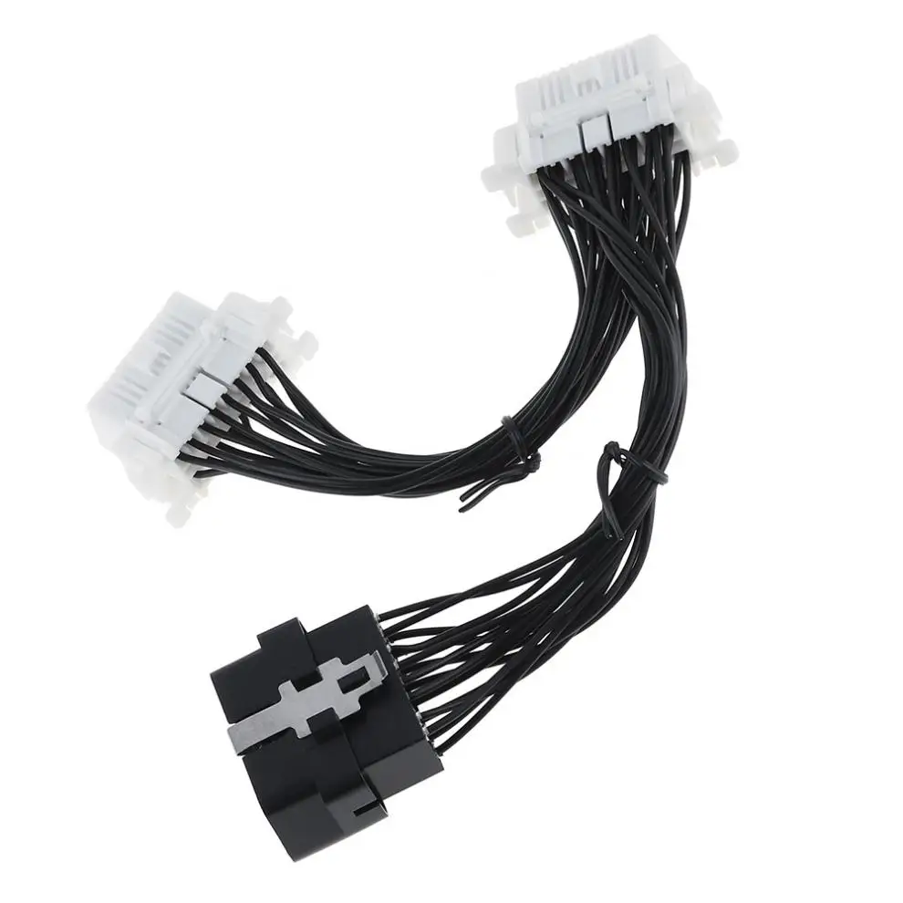 OBD II Y Тип один перетащите два 16 Pin папа 2 Женский Диагностический адаптер