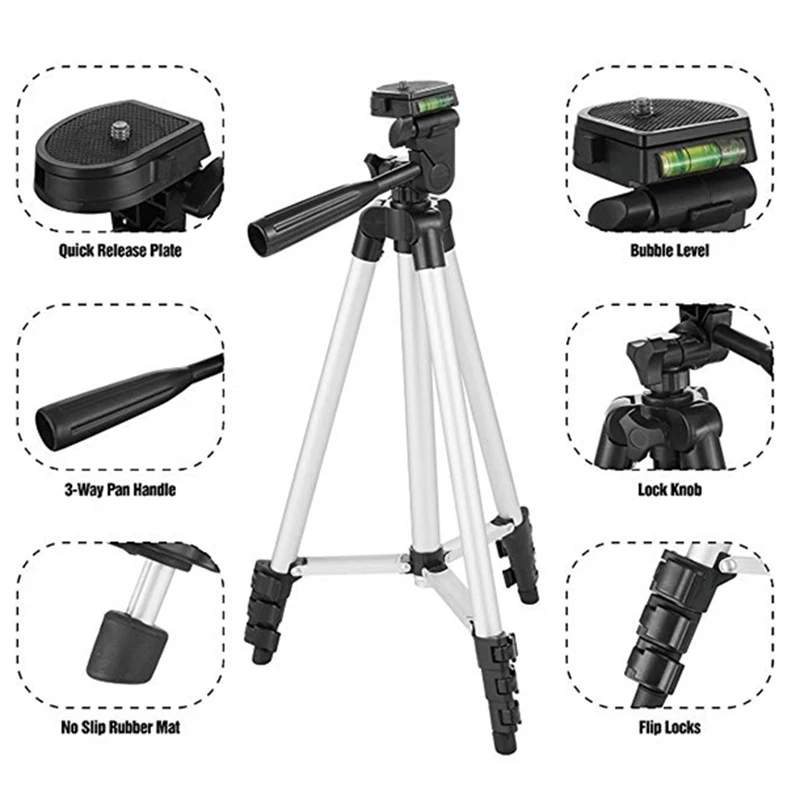 Длинный штатив с Bluetooth пультом дистанционного управления автоспуском камера