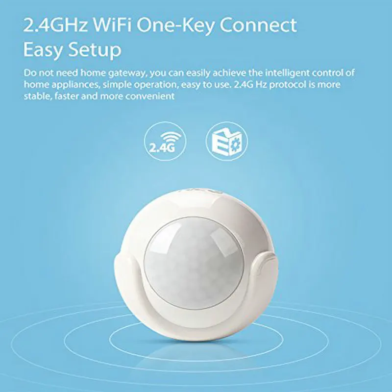WIFI PIR датчик движения для TUYA умный дом видео сигнализация комплект поддержка Wifi с