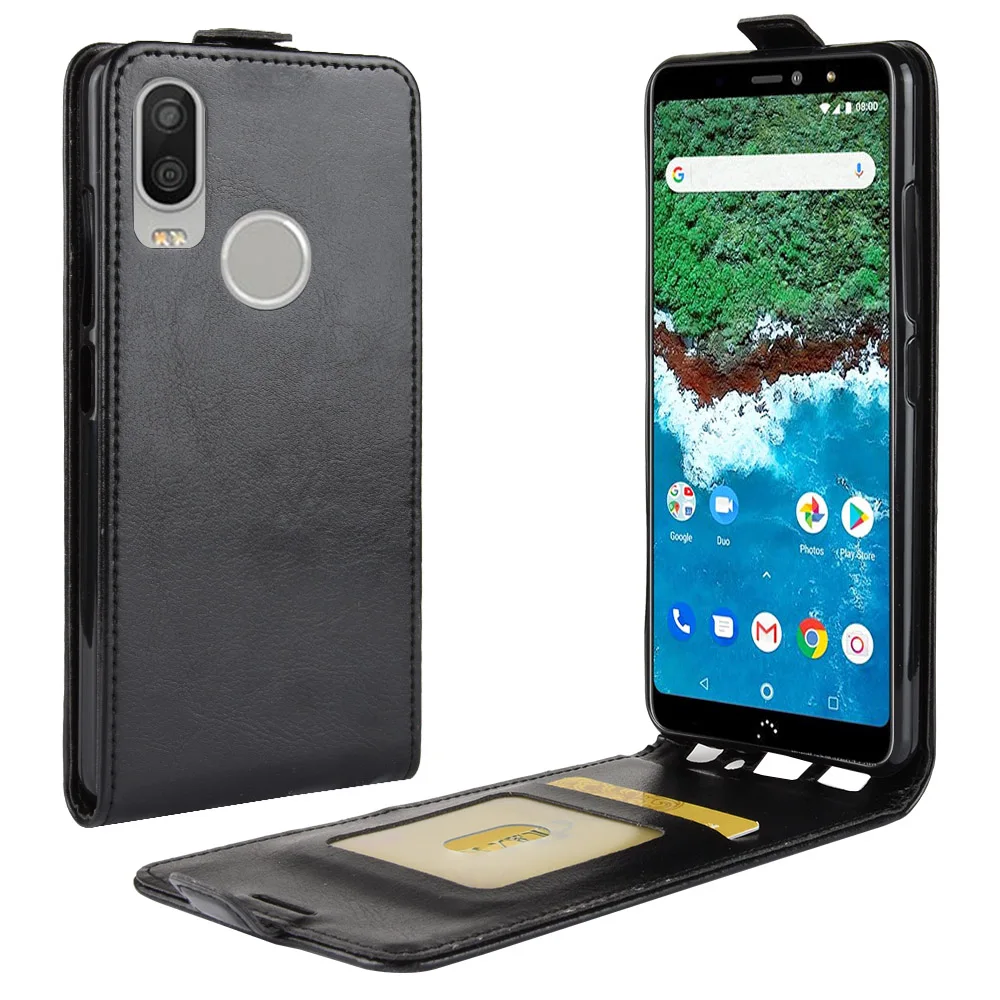 Чехол для телефона BQ Aquaris V Plus откидная Обложка на заднюю панель из искусственной