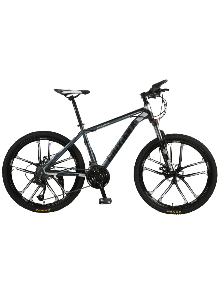 

24- inch 27-speed Bicycle men and women adults with mountain bike speed shock absorption off-road racing youth student bicycle