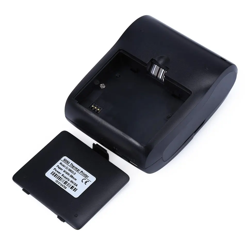 ZJiang ZJ-5802LD Mini Bluetooth Порты и разъёмы Термальность чековый принтер 58 мм высокой
