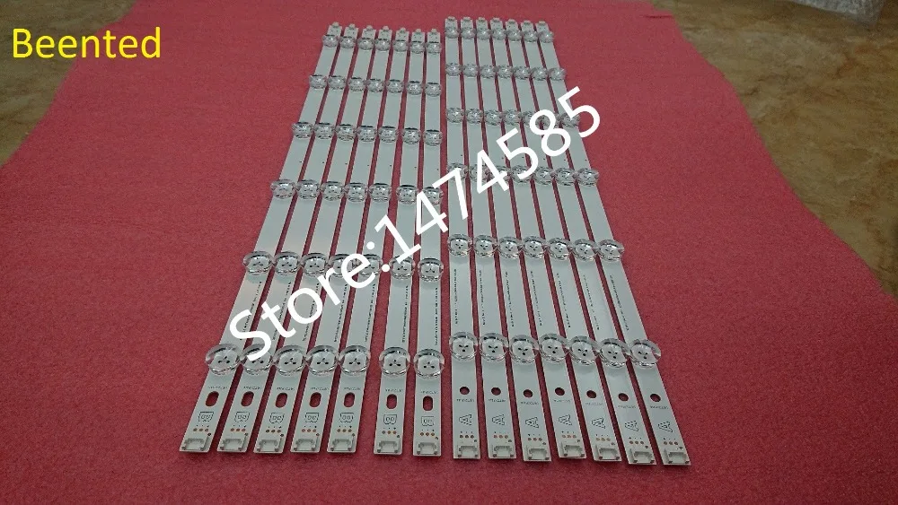 Комплект 14 шт. светодиодный подсветка полосы для LG 55LN5400 55LN6200 55LA6210V 55LA6208 LZ5501LGEPWA DL84 R L Pola2.0 55 дюймов