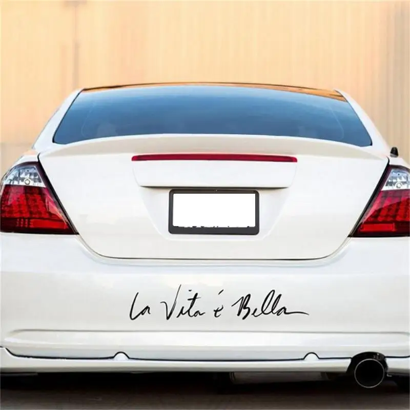Автомобильный Стайлинг наклейка Life is Beautiful для Citroen C5 C4 Chevrolet Cruze Captiva Lacetti Audi A3 8P 8V A4