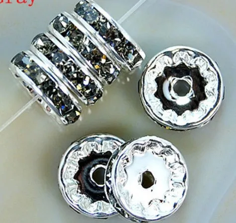 10 мм белый черный синий серый разделитель смешанных цветов Металлические