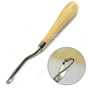 1 шт., деревянная ручка, крючок для вязания, игла для волос, парики, удлинители для вязания, инструменты для стайлинга, ковры, инструменты для ремонта и ремесла