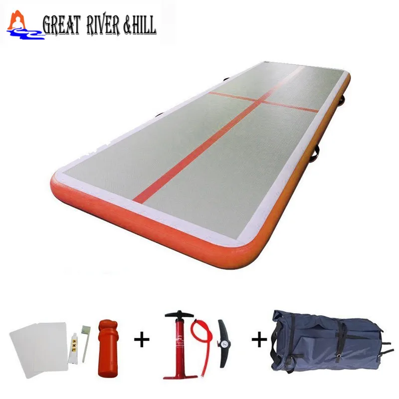 

beautiful color 3mx1mx0.1m inflatable air track gymnastics mat