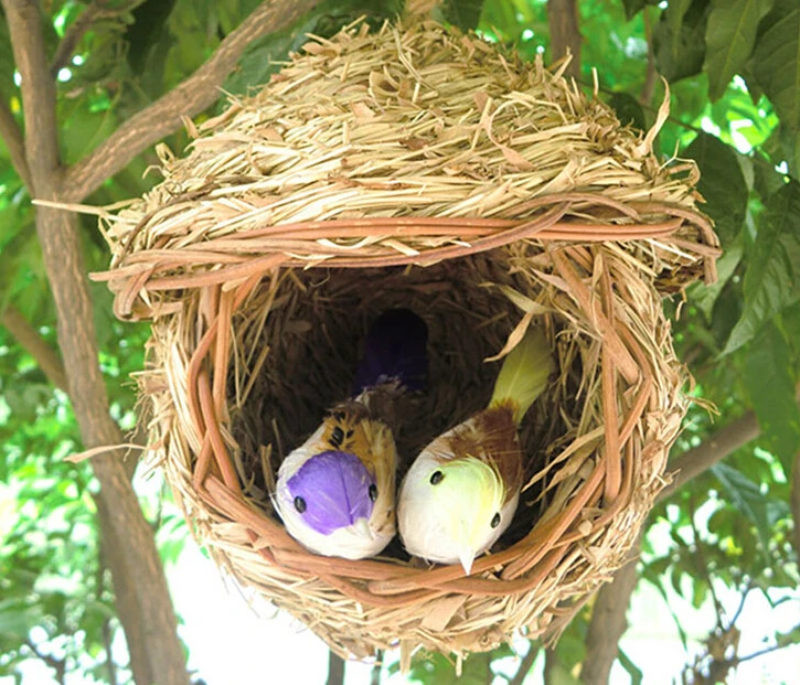 Кормушка для птиц из ротанга декоративная клетка попугаев|cage decor|cage bird decorcaged feeders |