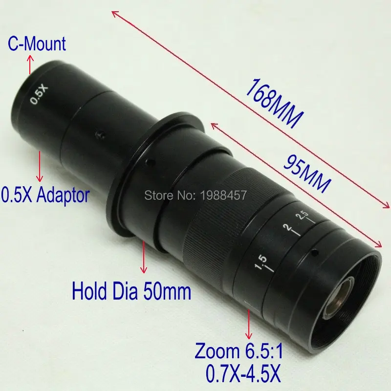 HD HDMI/USB 60fps video microscope 20 million pixel 4K 10X-180X amplification electron for educational | Инструменты