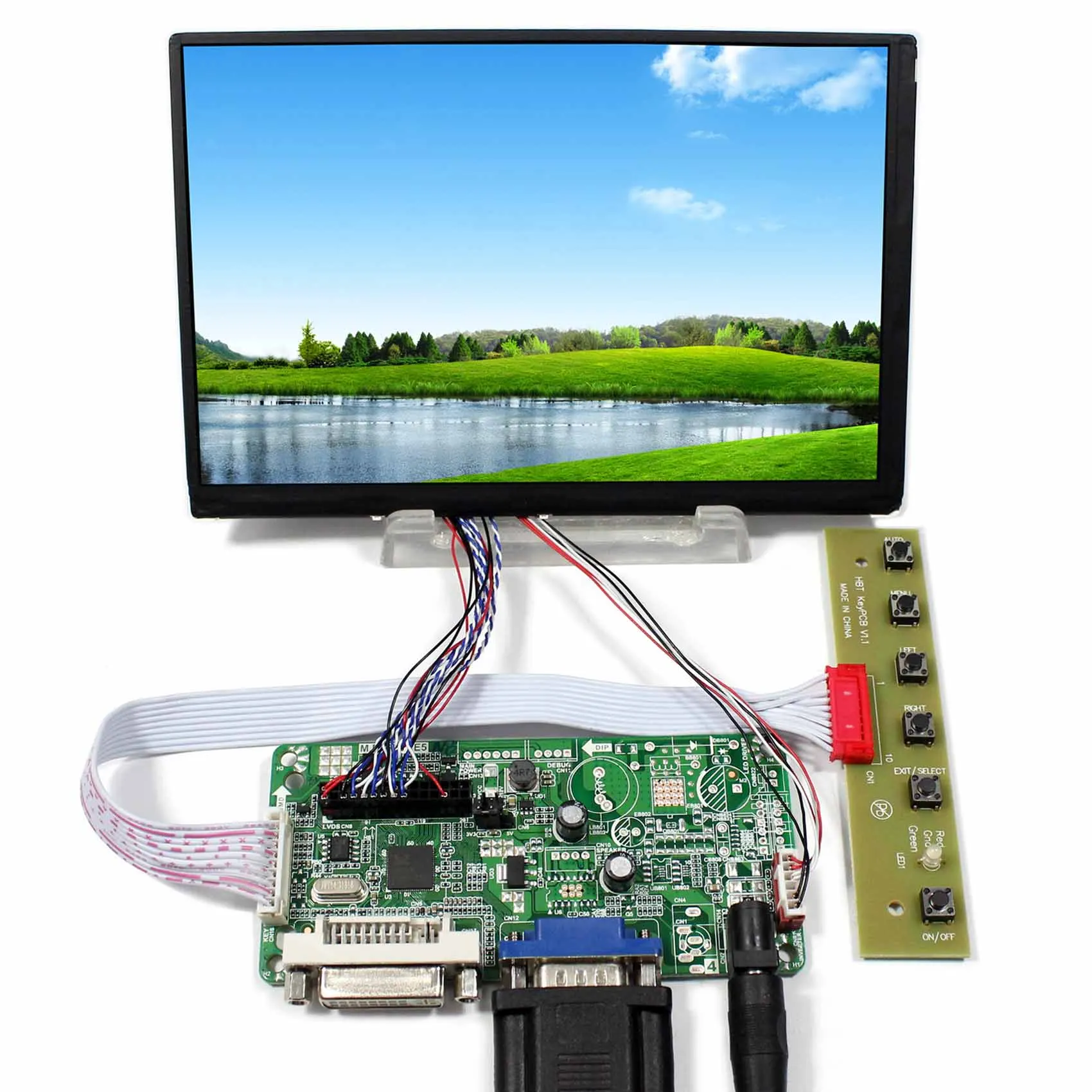 DVI VGA LCD плата управления с 7 &quot1280x800 N070ICG LD1 IPS экраном|board board|board controlboard lcd |