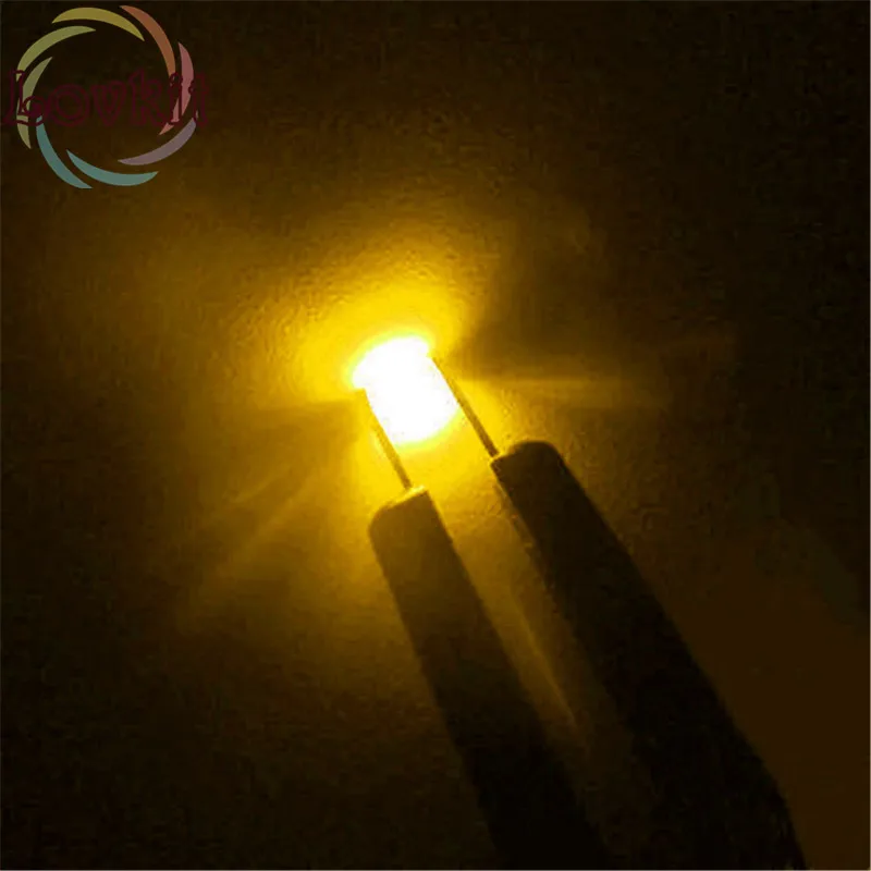 100 шт. 0603 SMD Желтый светодиод SMT светодиоды диод 585 595nm высокое качество чип лампы