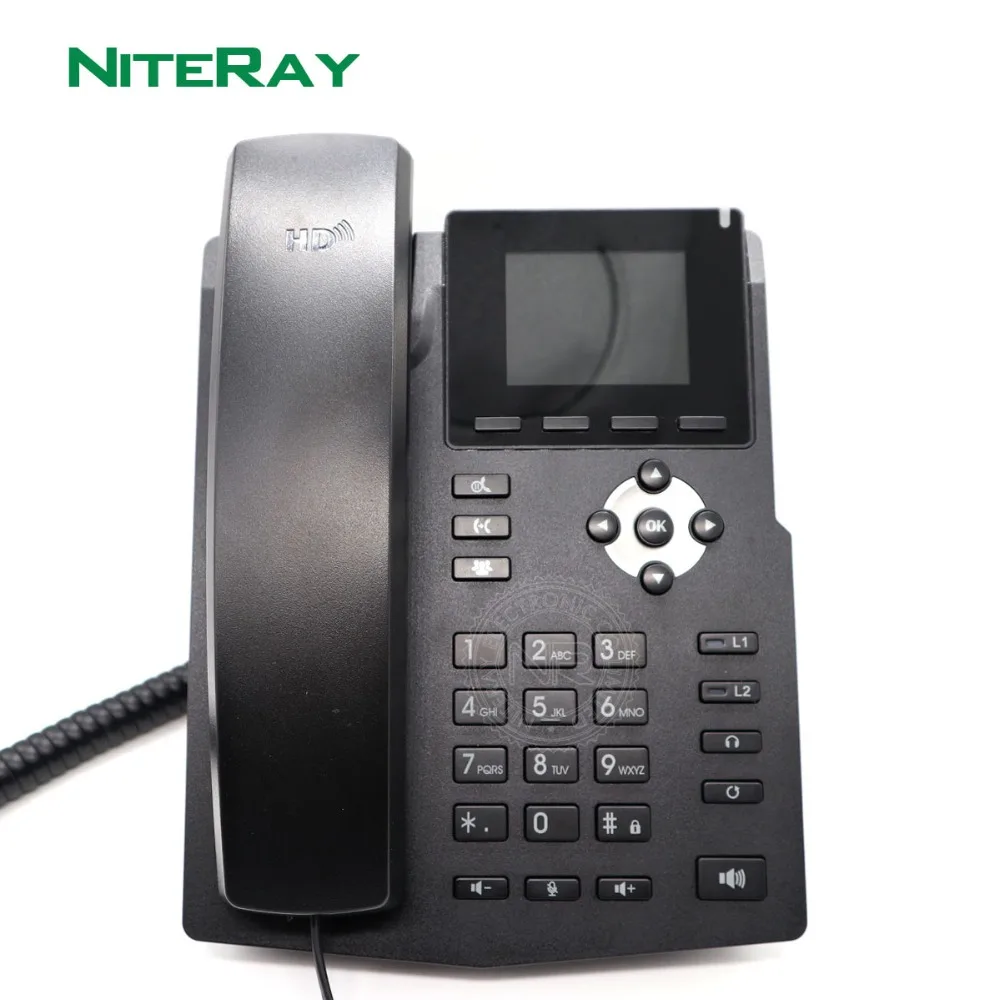 Высококлассный 3 5 дюймовый настольный ЖК дисплей VoIP X3SP с интерфейсом гарнитуры
