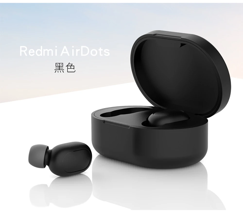Силиконовый чехол для Xiaomi Mijia Redmi Airdots Молодежная версия Bluetooth наушники TWS защитный чехол для зарядки мягкий чехол из ТПУ