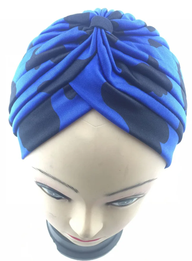 120 шт./лот молочная корова узор тюрбан головная повязка/головной убор Спящая