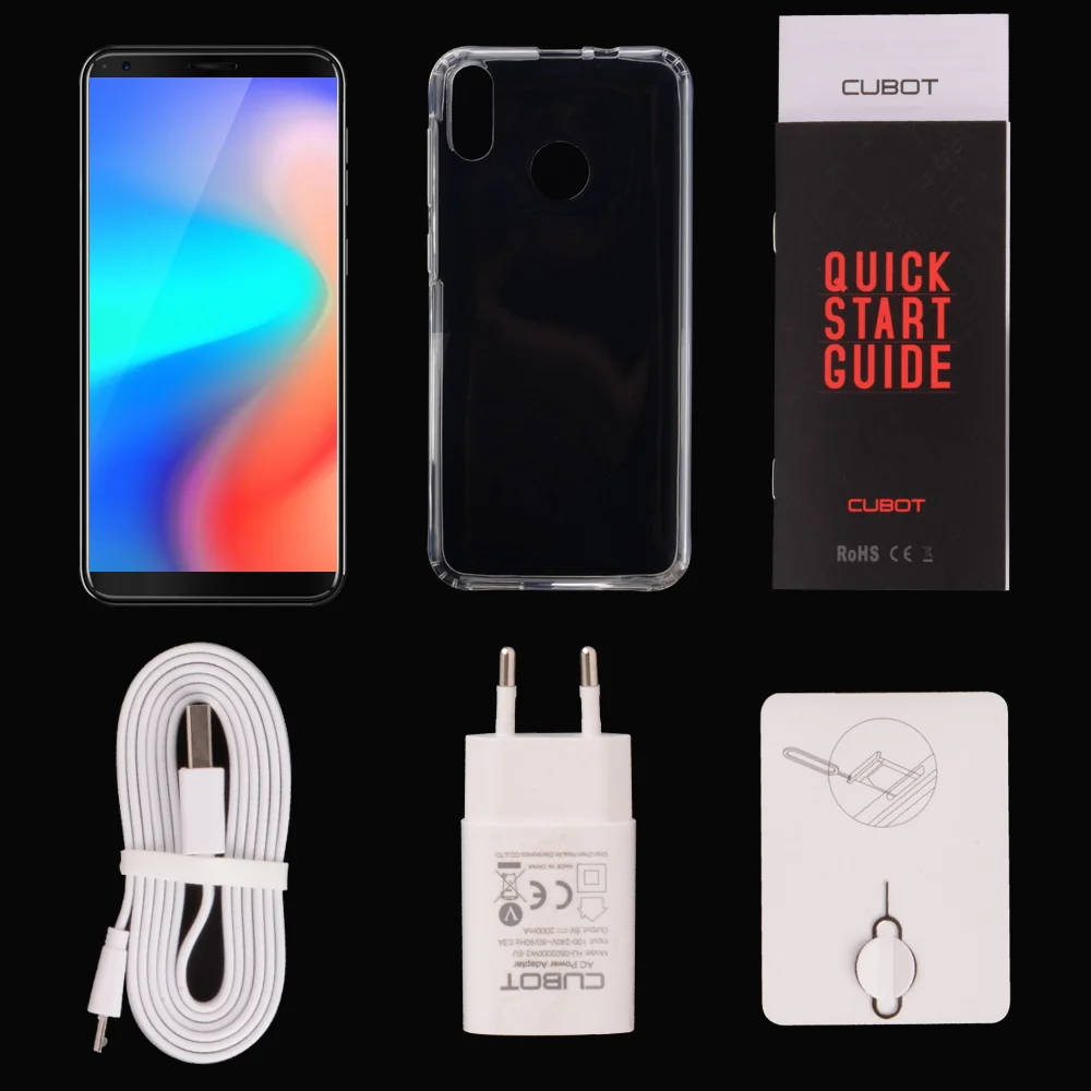 Cubot J3 Pro Android go телефон 5 &quot18:9 полный Экран задняя Двойная камера 13MP + 2MP MT6739 Quad Core 1