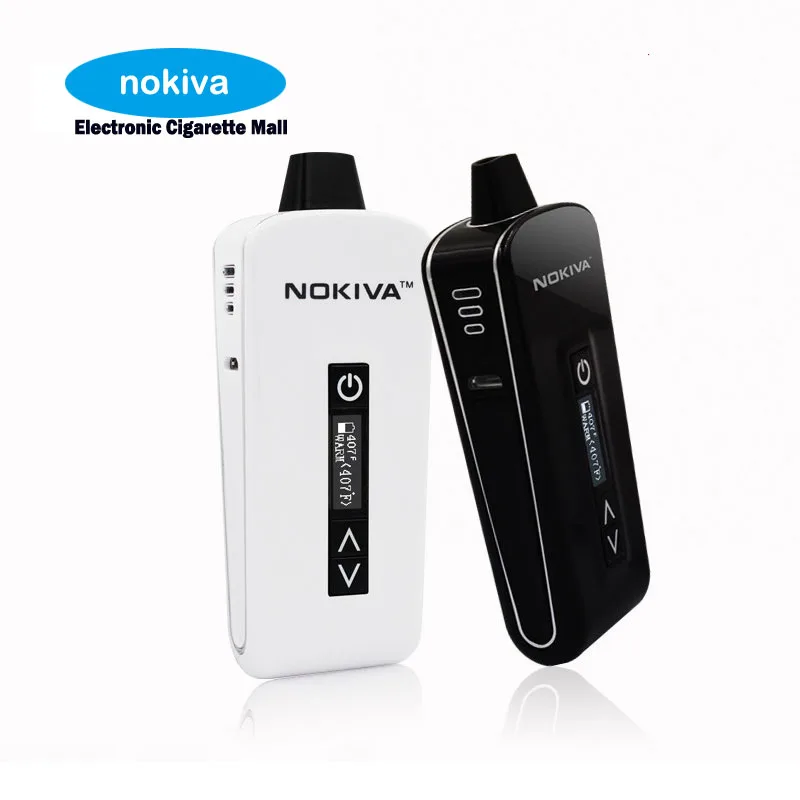 100% Original Aristech Nokiva e cigarette new dry herb vapor pen starter kit nokiva cig vaporizer black mamba|vapor kit|dry vaporizervapor |