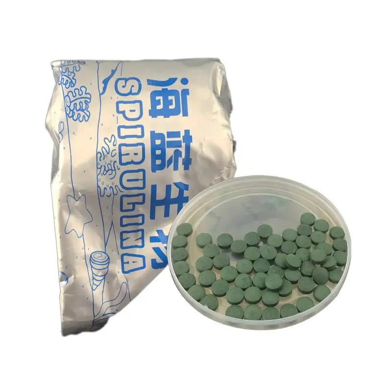Натуральный спирулинаenhance-Immune Organic Spirulina таблетки Здоровое питание Анти-усталость анти-радиация потеря веса 2000 шт