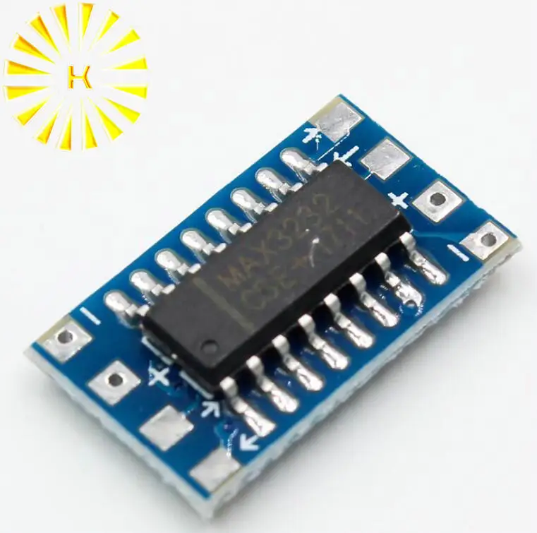 MCU Mini RS232 в TTL конвертер адаптер плата модуль MAX3232 3-5 разработка Серийный порт для