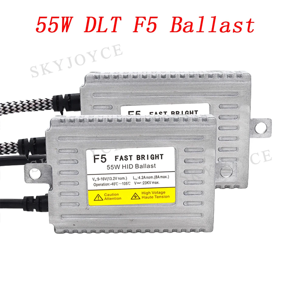 Оригинальный комплект фар Cnlight DLT HID 55 Вт Быстрый Яркий балластный реактор 4300K 5000K