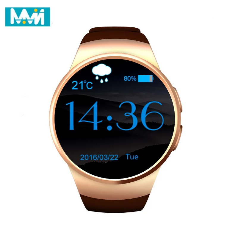Смарт-часы KW18 для мужчин с поддержкой sim-карты TF, Bluetooth, для звонков, сердечного ритма, шагомера, спортивные водонепроницаемые Смарт-часы для Android IOS Dropshi