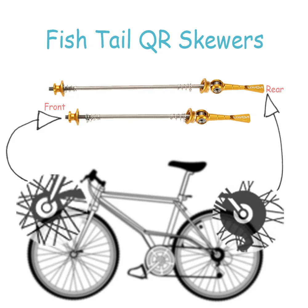 Велосипедная шпажка Lixada QR 1 пара велосипедная для горного велосипеда шоссейный