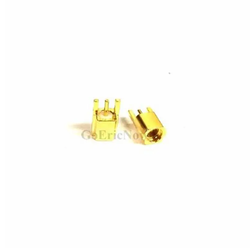 1 шт. РЧ коаксиальный золотое покрытие 3 Pin MMCX кабель с разъемом Jack печатного