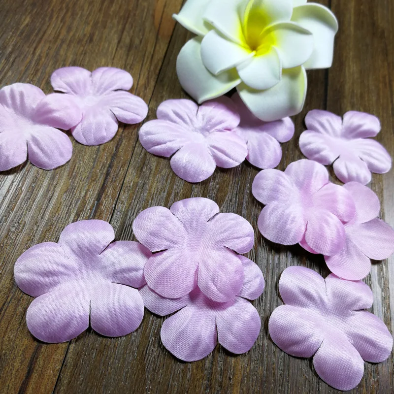 100 шт белые 3D Цветы нашивки вышитые аппликации патч для одежды свадебное платье