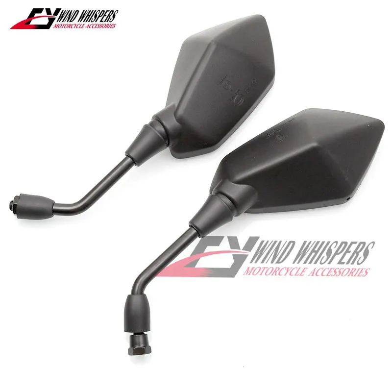 Черные зеркала заднего вида для мотоцикла 2XM10 Kawasaki Ninja 650 ER-6N ER-6F KLE650 Z800 Z900 Z1000 Z750 W800
