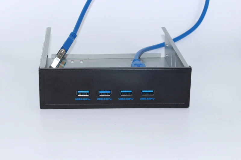 USB 3.0PCI-E 1x карта 4 порта 5 25 &quotFloppy Bay Передняя панель USB3.0 концентратор сплиттер