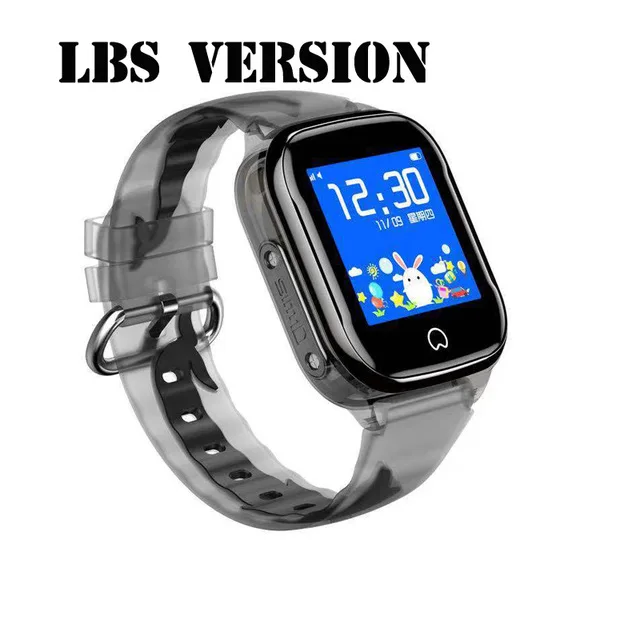 Black LBS K21 Смарт-часы для детей IP67 Водонепроницаемый LBS SOS телефон часы с gps часы с sim-картой для IOS Android наручные часы - Цвет: Black LBS