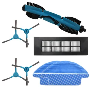 Роликовая щетка + боковая щетка + HEPA фильтр + Швабра для Conga 3090 Запчасти для робота-пылесоса Замена