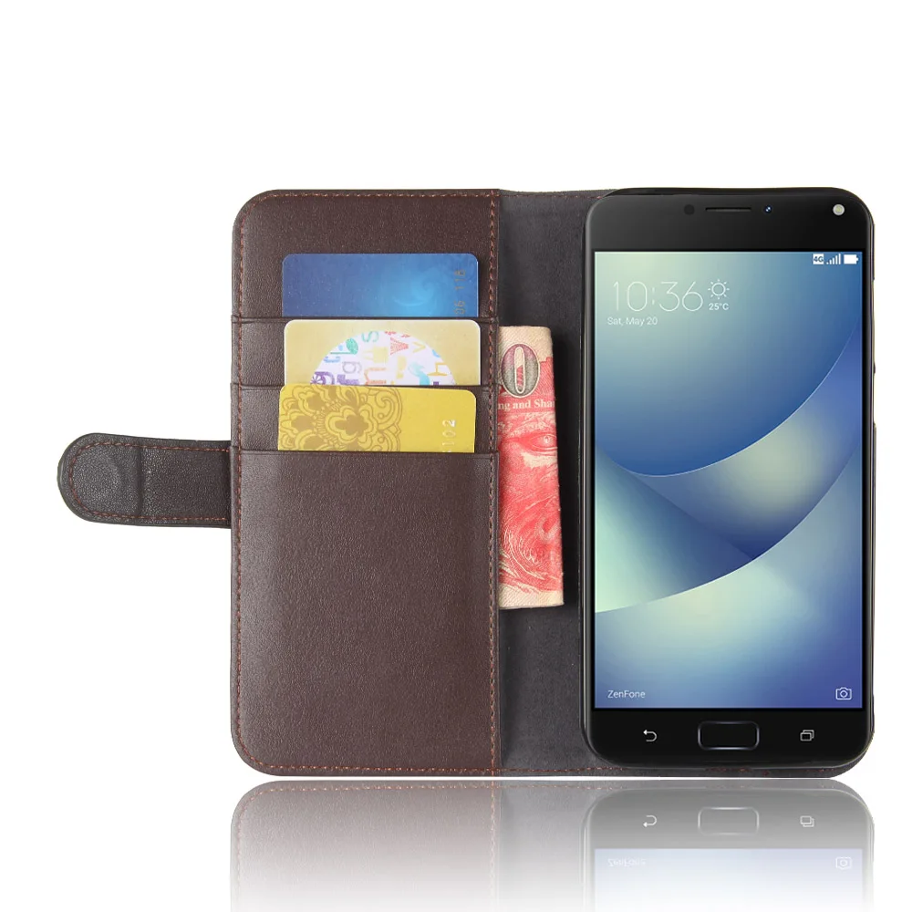 CYBORIS для Asus Zenfone 4 Max ZC520KL роскошный флип кошелек из натуральной кожи чехол ZC 520KL 5 2