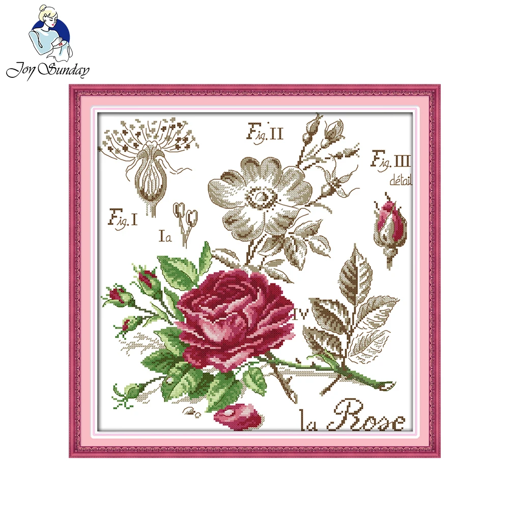 Набор для домашнего декора Joy Sunday ручная работа вышивка крестиком цветы розы|joy