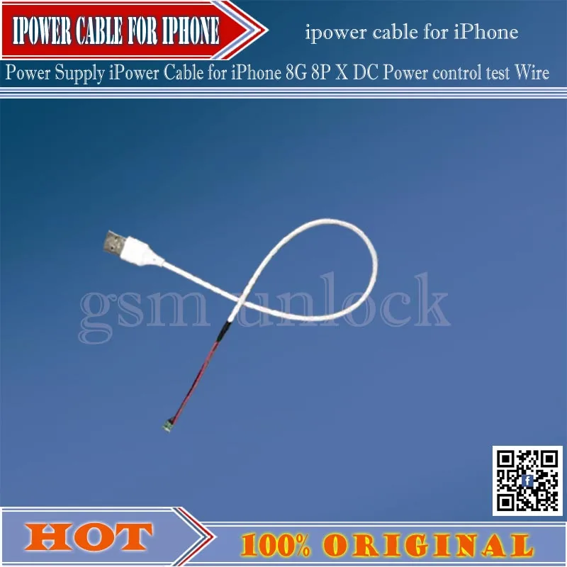 

GSMJUSTONCCT iPower Cable for iPhone battery adaper for iphone 8G 8P X