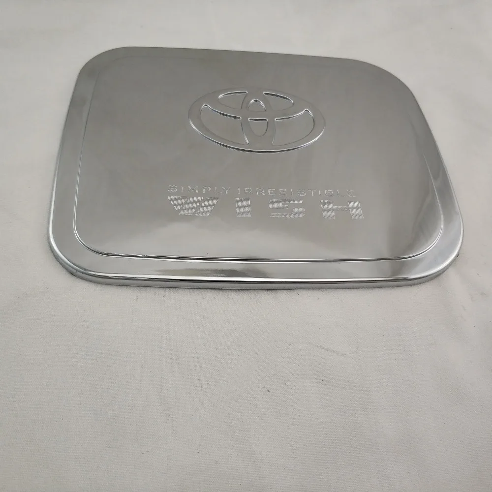 Крышка автомобильного топливного бака 1 шт. ABS Хромированная Крышка для Toyota Wish 2005-2012 аксессуары крышка топливного бака