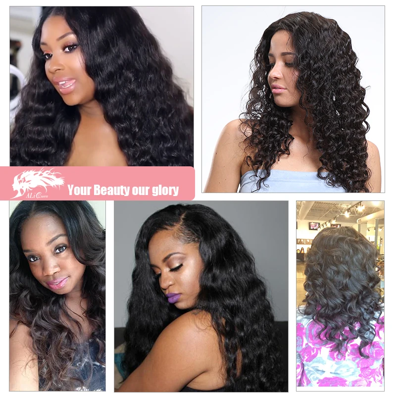 Али queen hair продукты комплект из 10 штук бразильские волосы естественная волна пряди человеческих волос для наращивания волос натуральный Цвет 10-28 Волосы remy ткань