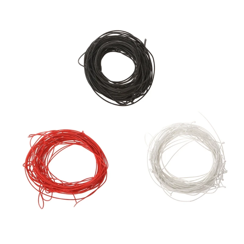 20 м 22 AWG ткань одна катушка гитара Пикап провода Запчасти Запасные Аксессуары #35/11L