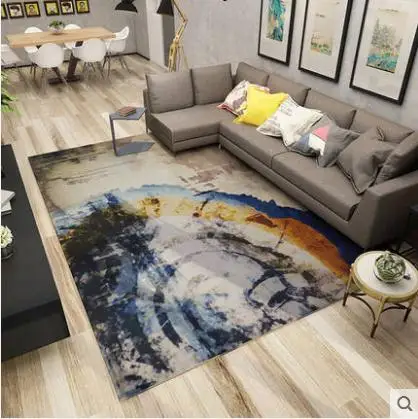 Круглый ковер с рисунком кролика для гостиной компьютерное кресло Детская