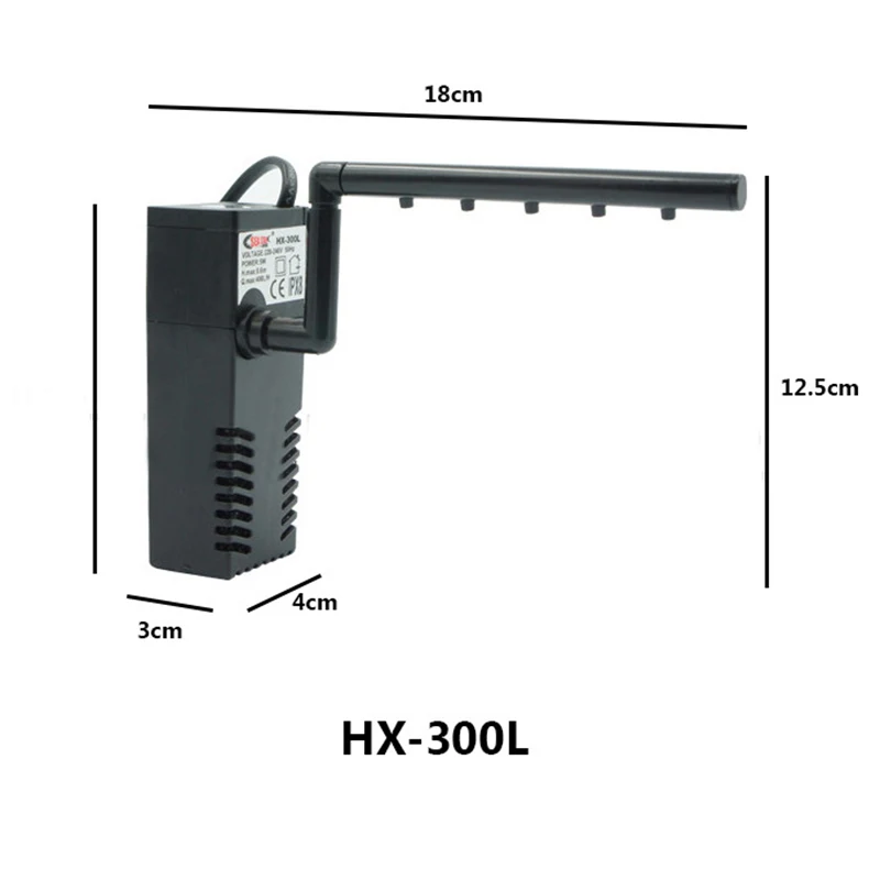 Аквариумный фильтр многофункциональный внутренний ABS воздушный насос скиммер с