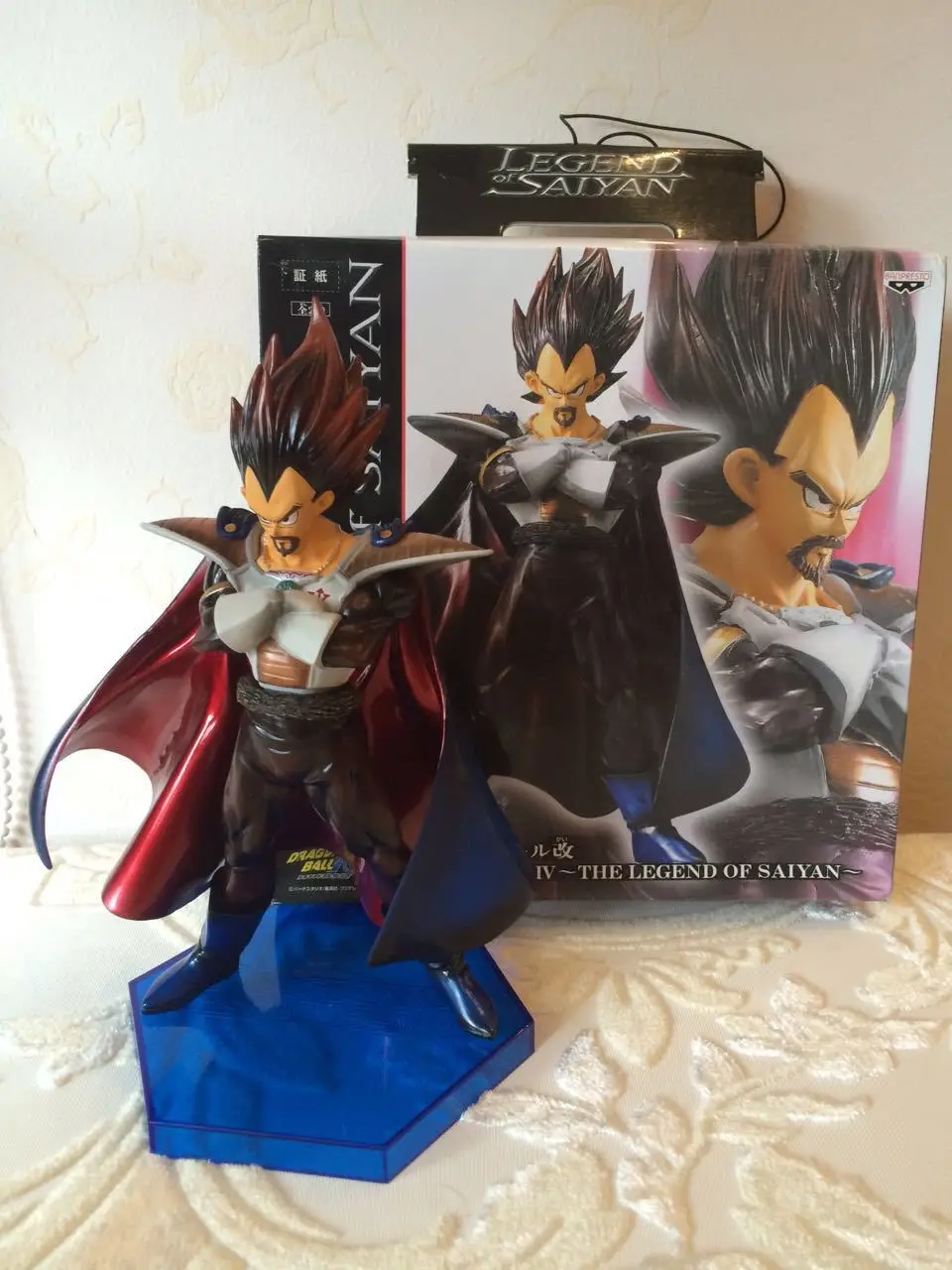 Аниме Dragon Ball Z The Legend of Saiyan Vegeta's Father King Vegeta ПВХ Фигурки коллекционные игрушки