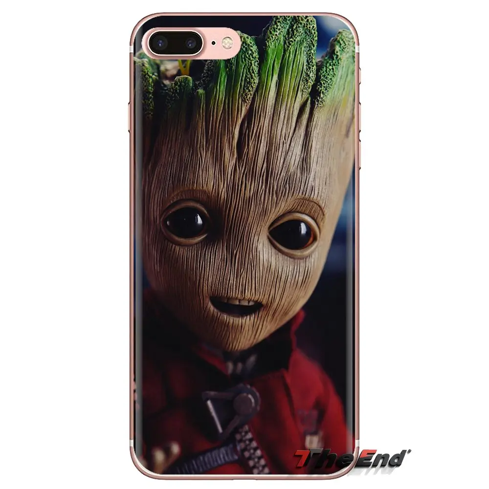 Чехол для телефона Samsung Galaxy S3 S4 S5 Mini S6 S7 Edge S8 S9 S10 Plus Note 3 4 5 8 9 Guardian Rocket enocot Groot Treeman |