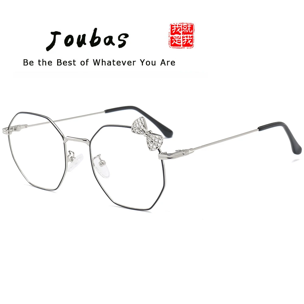 Женские очки Joubas в металлической оправе Корейском стиле с бантом | Аксессуары для
